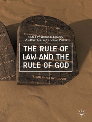 cover image of The Rule of Law and the Rule of God